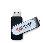 Bellwood Domed Swivel USB - Epoxy Domed