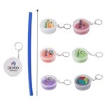 Mai Tai Silicone Straw Keychain Set