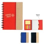 Small Spiral Notebook With Sticky Notes And Flags