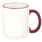 White/Maroon
