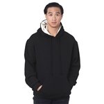 Bayside Adult Super Heavy Thermal-Lined Hooded Sweatshirt - Cotton Blend & Waffle Thermal