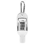 SanGo 1.0 oz Hand Sanitizer Antibacterial Gel in Flip-Top Bottle with Carabiner