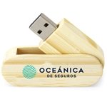 Hinsdale Eco-Friendly Bamboo Swivel USB - Medical & Spa