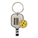 Pickleball Keytag - Electroplated