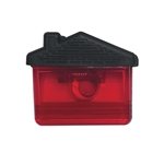 Translucent Red with Black Grip