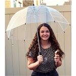 48 arc – The Vogue Bubble Umbrella - Clear Bubble & Metal Shaft