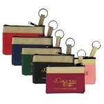 The SAFARI Classic Zip Pouch with Key Ring - Compact