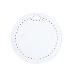 Round Luggage Tag - Write-On Surface
