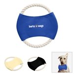 Pet Rope Disc Toy - Polyester & Cotton