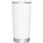 20 oz Frost Stainless Steel Tumbler - White