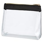 Sadie Satin Clear Cosmetic Bag