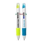 Click n' Glo - 5 in 1 Highlighter & 4 Color Pen Combo