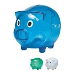 Plastic Piggy Bank - Removable Bottom