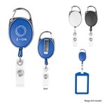 Retractable Badge Holder With Carabiner - 35-inch Cord