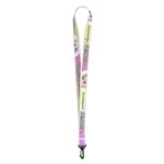 OWEN 3/4 Import Air Ship Super Soft Polyester Multi-Color Sublimation Lanyard