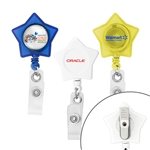 Star-Shaped Retractable Badge Holder