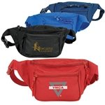 Heavy Duty 3-Zipper Fanny Pack - 600D Polyester