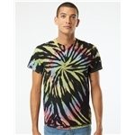 Dyenomite - Multi-Color Spiral Tie-Dyed T-Shirt - 100% Cotton