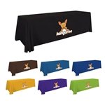 8' Standard Table Throw (Full-Color Front Only) - Polyester Poplin