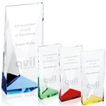 Color Accent Crystal Tower - Handmade
