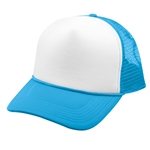 White with Light Blue