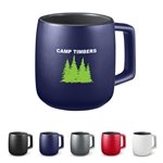 15oz Geo Square Handle Ceramic Mug