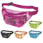 Translucent Color Fanny Pack - Multi-wear & Zippered