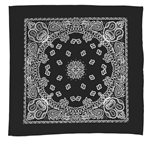 22 Bandana With Stock Paisley Pattern - 100% Cotton