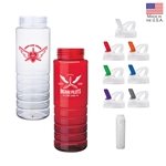 Malibu 26 oz PET Bottle with Flip Spout & Infuser - USA Made