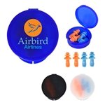 Ear Plugs In Travel Case - Polypropylene & 2 Pairs