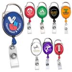 OBERLIN 30 Cord Retractable Carabiner Style Badge Reel and Badge Holder (Patent D539, 122)