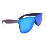 Wood Tone with Reflective Lens