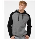 Independent Trading Co. - Raglan Hooded Sweatshirt - Cotton Blend & Slim Fit