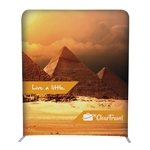 5'W x 72H EuroFit Straight Wall Kit (Recycled Polyester Knit) - Double Sided