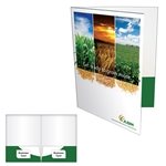 2 Glued Pocket Folder with Slits on Both Sides - Paper Products - 14pt Paper & High Gloss