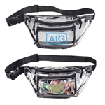 Clear Triple Zipper Fanny Pack - PVC & Stadium Approved