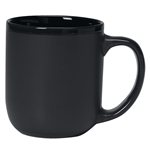 Matte Black Exterior with Shiny Interior and Handle