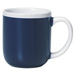 Matte Cobalt Blue Exterior with Shiny White Interior and Handle