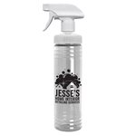 24 oz Transparent Spray Bottle - Recyclable PETE