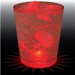 Clear with Red LED