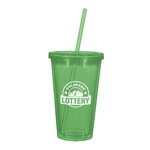 Translucent Green with Matching Straw