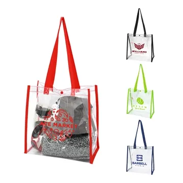 100 Customized Game Day PVC Tote Bag