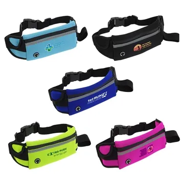 Stash Pocket Sport Belt - Water Resistant & Reflective