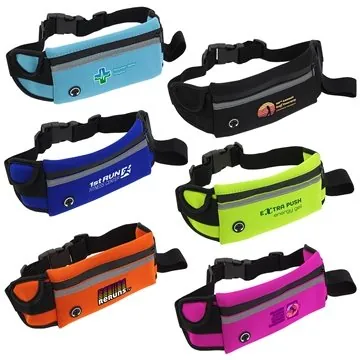 Image of 100 Custom Stash Pocket Sport Belt - Water Resistant & Reflective