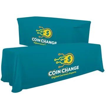 Image of 1 Promotional 6'/8' Convertible Table Throw (Full-Color Front ...