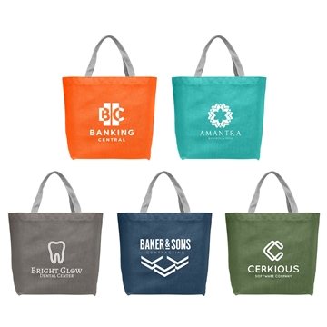 Julian RPET - Recycled Non-Woven Shopping Tote Bag - Eco-Friendly & Large Capacity