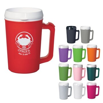 22 oz Thermo Insulated Mug - USA Made & BPA Free