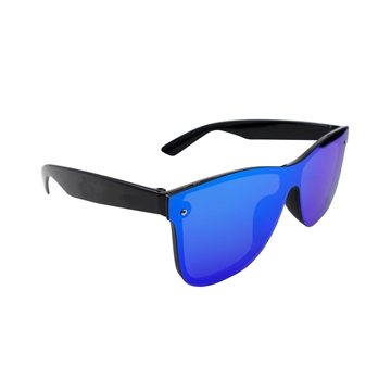Reflective Rimless Sunglasses - UV Protection & Shatterproof