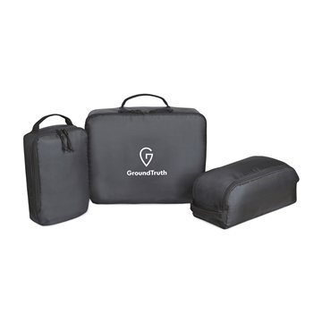 Renew rPET 3 Piece Packing Cube Set - Recycled Material & Nesting