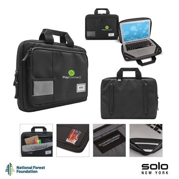 Solo NY® Secure-Fit 11.6 RPET Chromebook Case - Eco-Friendly & Antimicrobial